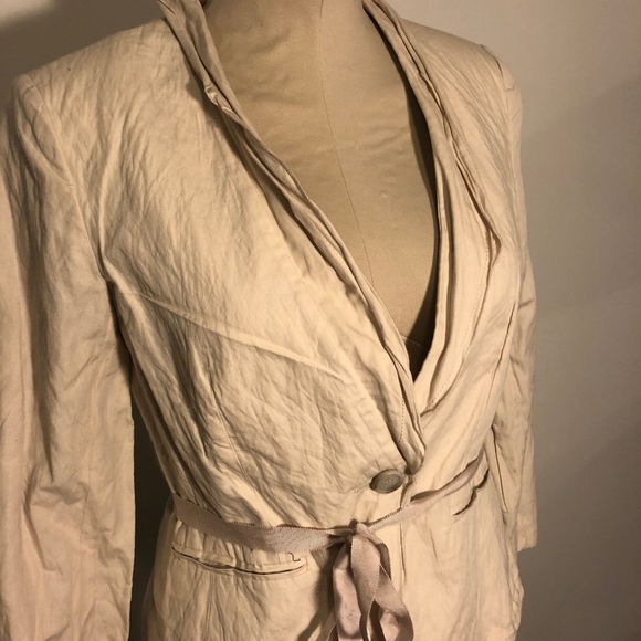 Ann Taylor Loft Jacket Blazer NWT Belt 2 - Picture 2 of 5